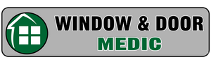 Window door and medic logo